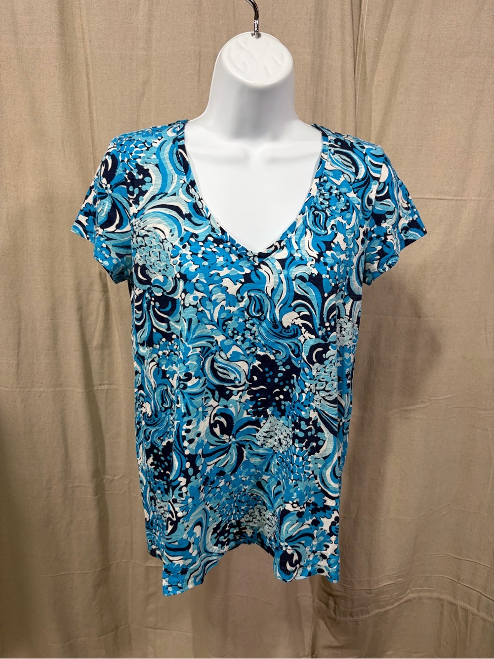 Lilly Pulitzer Blue Print Tee